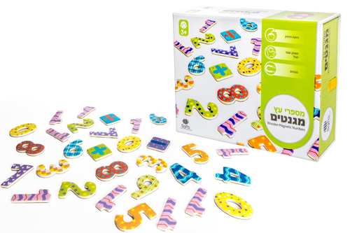 מספרי עץ מגנטים