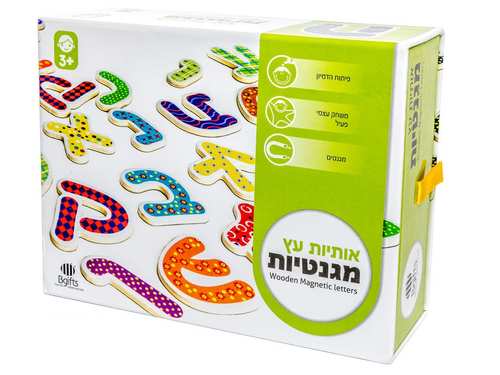 אותיות עץ מגנטיות