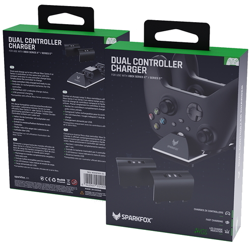 מטען עוצמתי לשני בקרים Dual Charging Station for Xbox