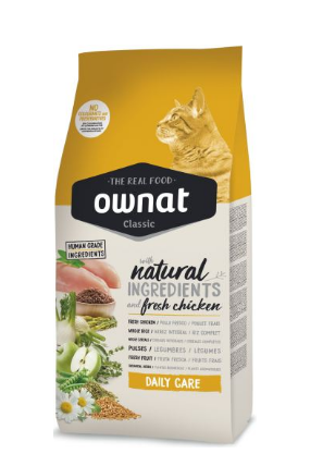 OWNAT אוונט מזון יבש לחתול בוגר דיילי קייר 4 ק
