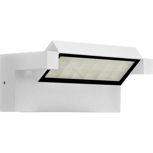 מנורת קיר מתכוונן 18W גוף לבן מוגן מים 2700K אור חם IP54
