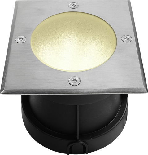 שקוע רצפתי לד מרובע 6W 230V 2700K IP65 120°