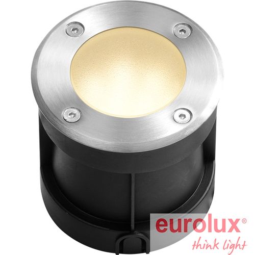 שקוע רצפתי לד עגול 6W 230V 2700K IP65 120°