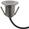 GL-0212 שקוע רצפתי לד "כפתור" 12VDC 3000K IP67 2W