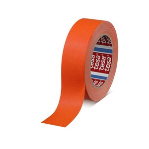 סרט גפה כתום פלורסנטי 4671 TESA אורך 25 מטר רוחב 25 מ"מ