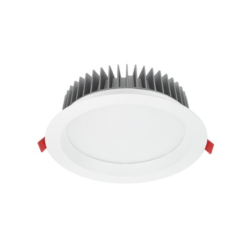 שקוע מקצועי 28W עגול שחור IP44 Ø190 אור חם