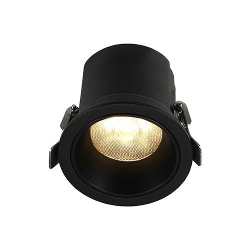 שקועי תקרה מקצועי עגול שחור 10W 3000K 