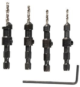 סט 4 מקדחים לעץ כניסה משושה Makita 361-D73455