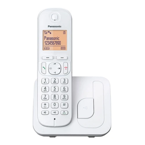טלפון אלחוטי Panasonic KXTGC210 פנסוניק - צבע לבן