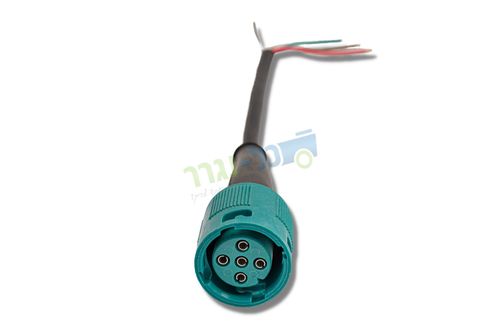 שקע ירוק 5 פינים לתאורת נגרר 