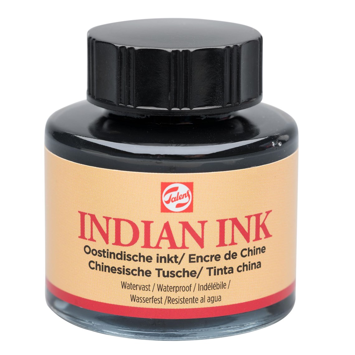דיו שחור Talens Indian ink לציור וקליגרפיה (30 מ"ל)