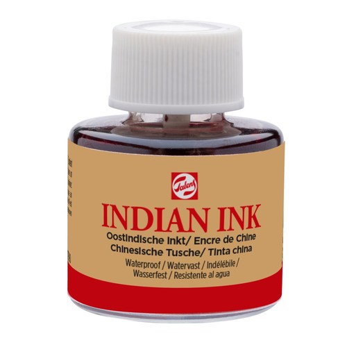 דיו שחור Talens Indian ink לציור וקליגרפיה (11 מ
