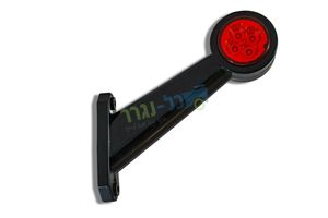 פנס צד נוסע מיקרופון ארוך LED בסיס פלסטיק
