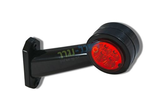 פנס צד נוסע מיקרופון ארוך LED בסיס פלסטיק