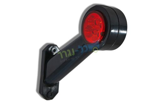 פנס צד נוסע מיקרופון ארוך LED בסיס פלסטיק
