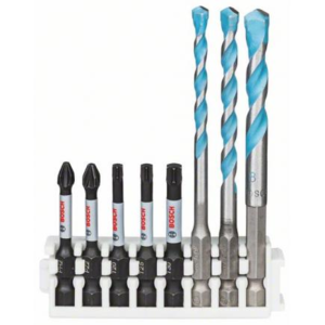 סט ביטים 8 חלקים  IMPACT CONTROL +  מקדחים רב שימושיים  מקצועיים BOSCH