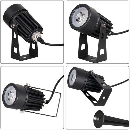 דוקרן סולארי 4*3W מחליף צבעים RGB