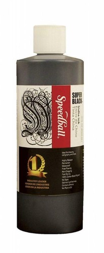 דיו שחור Indian ink לציור וקליגרפיה (454.6 מ