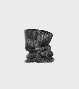 חם צוואר TUBULAR HEADGEAR שחור-אפור דק אלסטי מחמם ומנדף