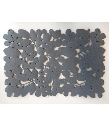 פלייסמט לבד כסף 45*30 FELT placemat
