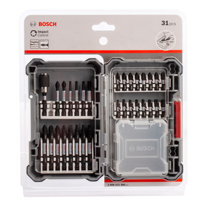 סט ביטים ובוקסות 31 חלקים IMPACT CONTROL  חלקים מקצועיים  BOSCH
