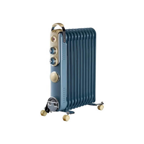 רדיאטור 11 צלעות בעיצוב רטרו דגם CH9011B CHROMEX בצבע כחול