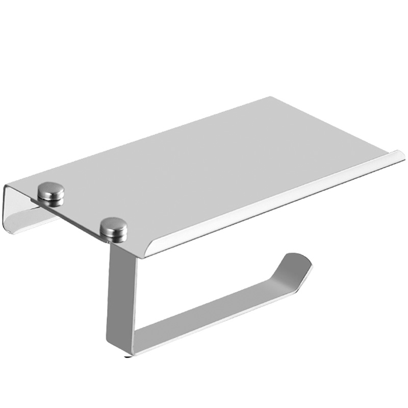 מתלה נייר טואלט עם מדף נירוסטה ארנולד 555300 Aquila Arnold אקווילה