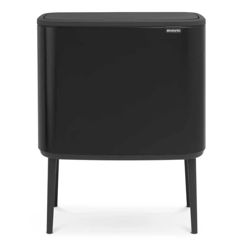 פח הפרדה ברבנטיה, 11+23 ליטר - שחור מט Brabantia