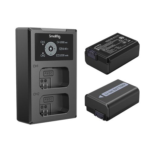 SmallRig 3818 NP-FW50 Camera Battery and Charger Kit
