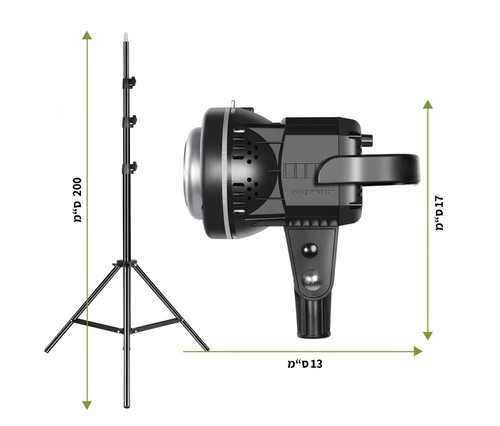 קיט פנס לד ואוהל ריכוך GVM 80S