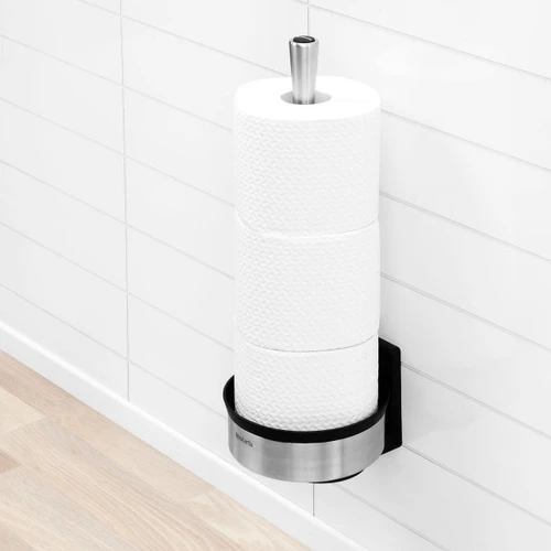 מתקן לגלילי נייר טואלט ניקל מבריק Brabantia