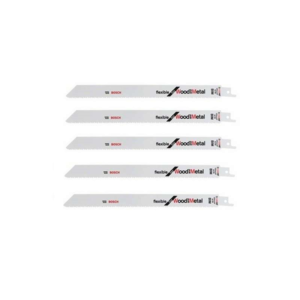 סט 5 להבים לעץ+מתכת S1122HF למשור חרב 175 מ"מ BOSCH