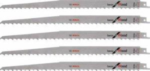 סט 5 להבים לעץ למשור חרב 250 מ"מ BOSCH