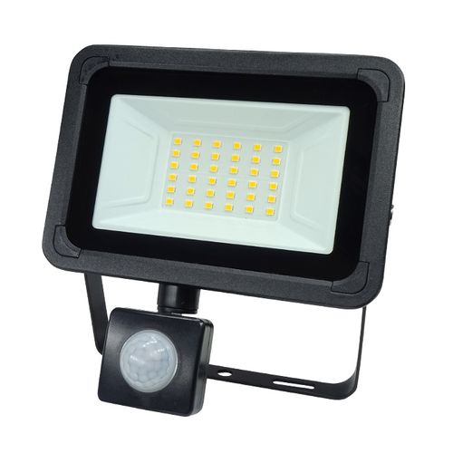 לד הצפה שחור 30W עם חיישן