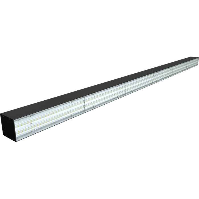 תאורת מסילות IP43 שחור 180ס"מ 120W אור קר 4000K