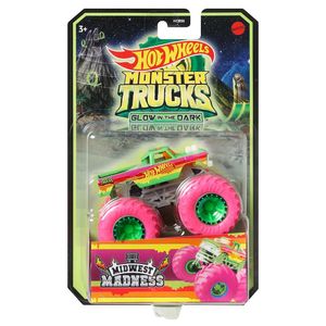 הוט ווילס - מאנסטר טראק ירוק זוהר בחושך - Hot Wheels HCB50