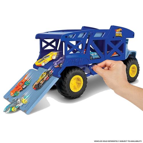 הוט ווילס - מאנסטר טראק מוביל מכוניות קרנף - Hot Wheels HFB13
