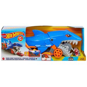 הוט ווילס - משאית כריש ומכוניות - HOT WHEELS GVG36