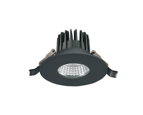 שקוע שחור LED 7W אור לבן IP54 מוגן מים