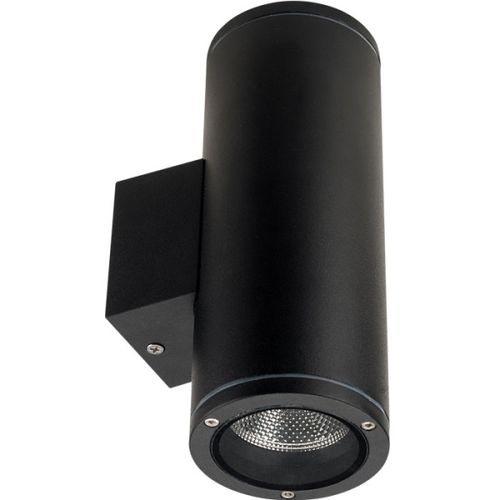 צמוד קיר UPnDOWN עדן שחור אור חם IP65 CREE® 2x8W 3000K