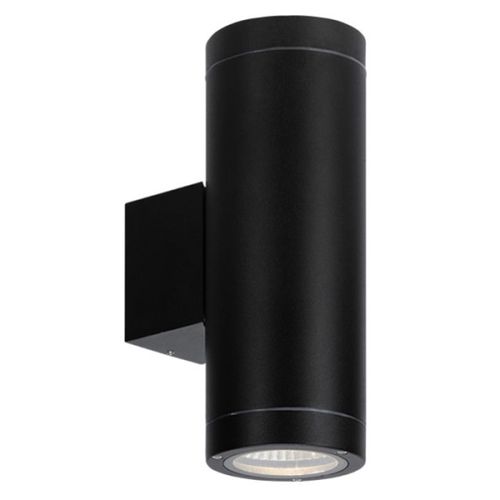צמוד קיר UPnDOWN עדן שחור אור חם IP65 Hongli 2x16W 3000K