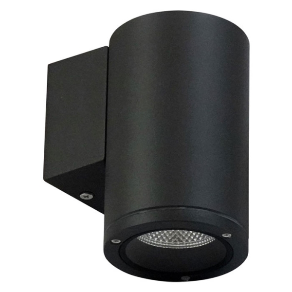 צמוד קיר DOWN עדן שחור אור חם IP65 CREE® 8W 2900K