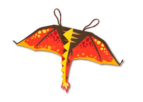 ערכת יצירה לילדים להכנת תחפושת דרקון