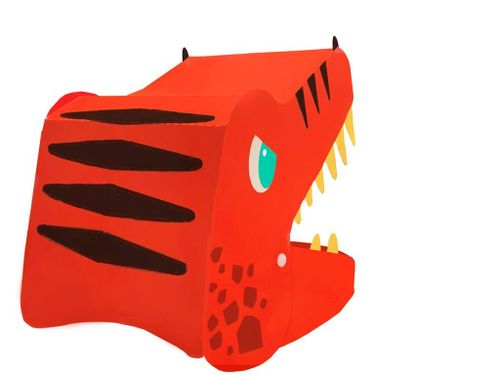 ערכת יצירה לילדים להכנת תחפושת דרקון