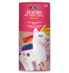 ערכת יצירה לתפירת בובת פרווה 25 ס"מ של חד קרן