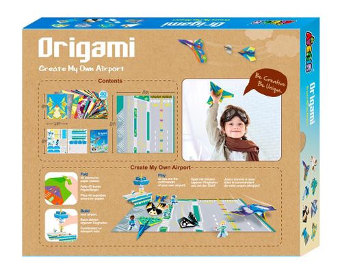 ערכת יצירה לילדים של קיפולי נייר בצורת דינוזאורים 