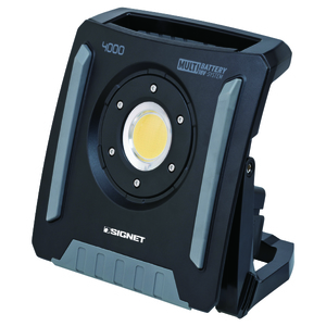זרקור תאורה נטען + מתאמים לסוללות 4500 לומן SIGNET