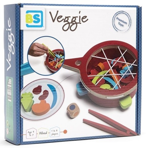תפוס את הירקות – משחק פינצטה מעץ (מונטסורי)