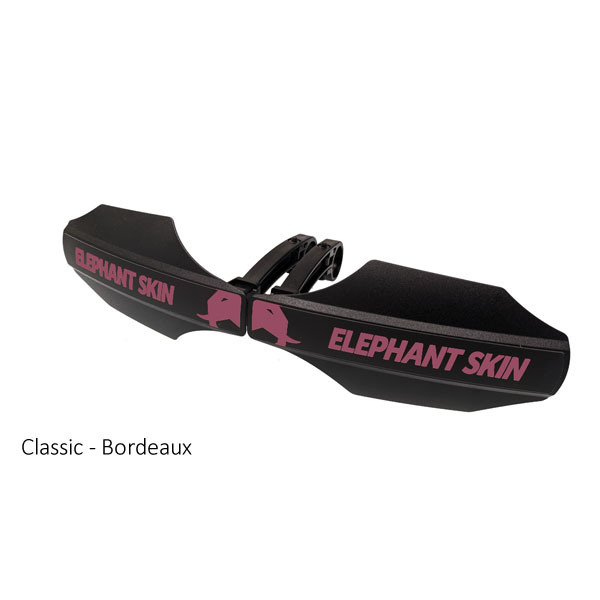 מגני יידים לאופניים אלפנט סקין בורדו - ELEPHANT SKIN HANDGUARDS CLASSIC