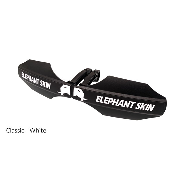 מגני יידים לאופניים אלפנט סקין לבן - ELEPHANT SKIN HANDGUARDS CLASSIC